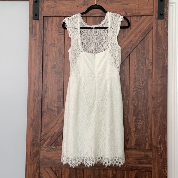Shoshanna White Scarlett Lace Dress | Size 4 - Picture 2 of 4